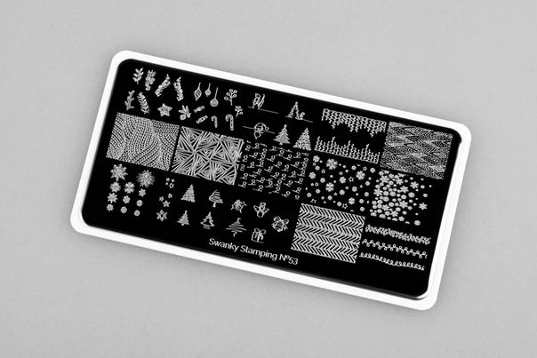 Stamping Platte Schablone Nr. 053 von Swanky