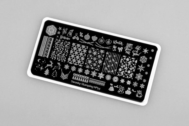 Stamping Platte Schablone Nr. 054 von Swanky