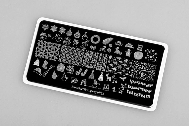 Stamping Platte Schablone Nr. 052 von Swanky