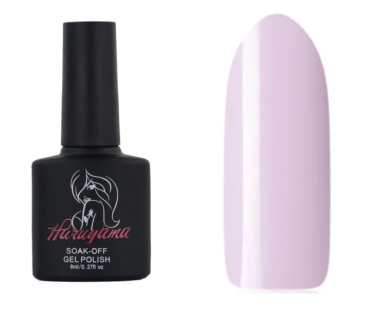 Haruyama Light purple gel nail polish MV021