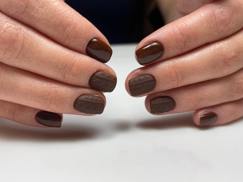 Haruyama chocolate Brown gel nail polish 446