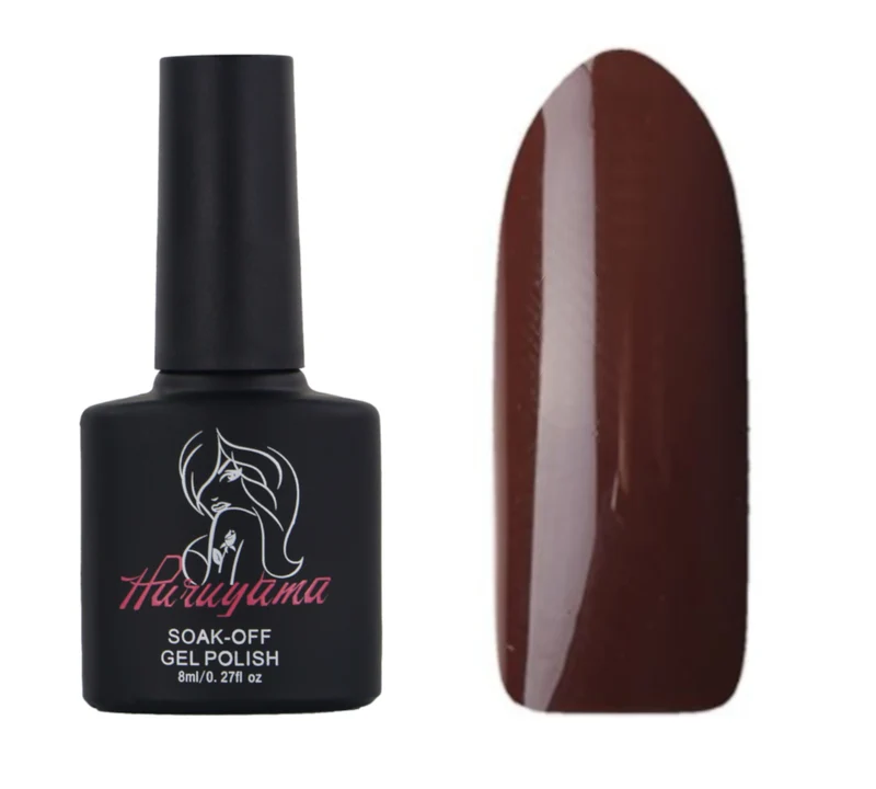 Haruyama chocolate Brown gel nail polish 446