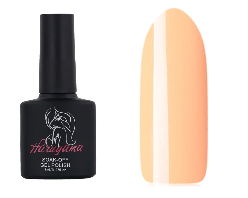 Haruyama orange / beige gel nail polish MV 010