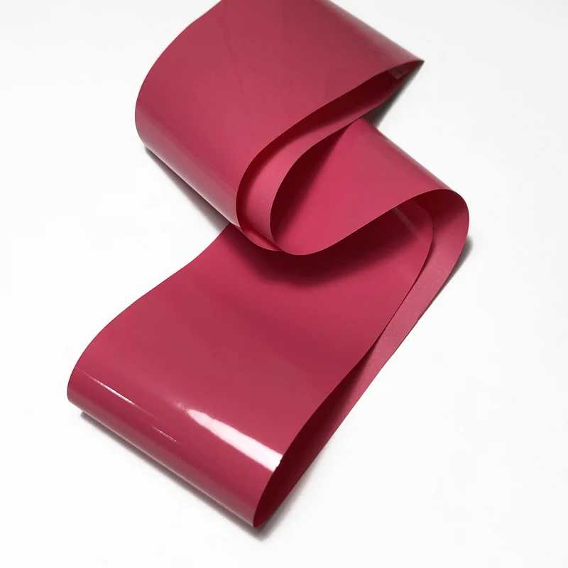Red matte colored foil