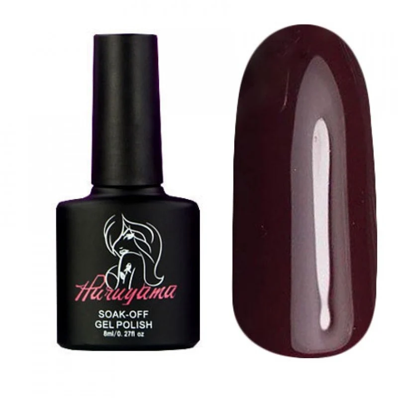 Haruyama Dark Red gel nail polish 702