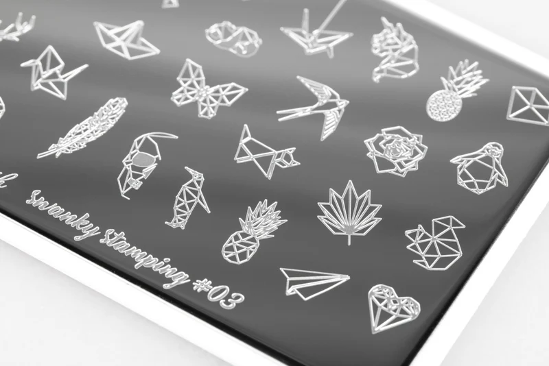 Stamping Platte Schablone arti for you Nr. 03 von Swanky