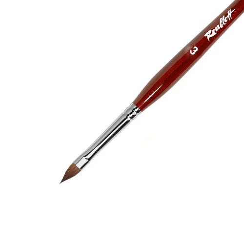 Roubloff Pinsel für das Modellieren der Fingernägel mit dem Acryl. AK93R Gr. 3-7