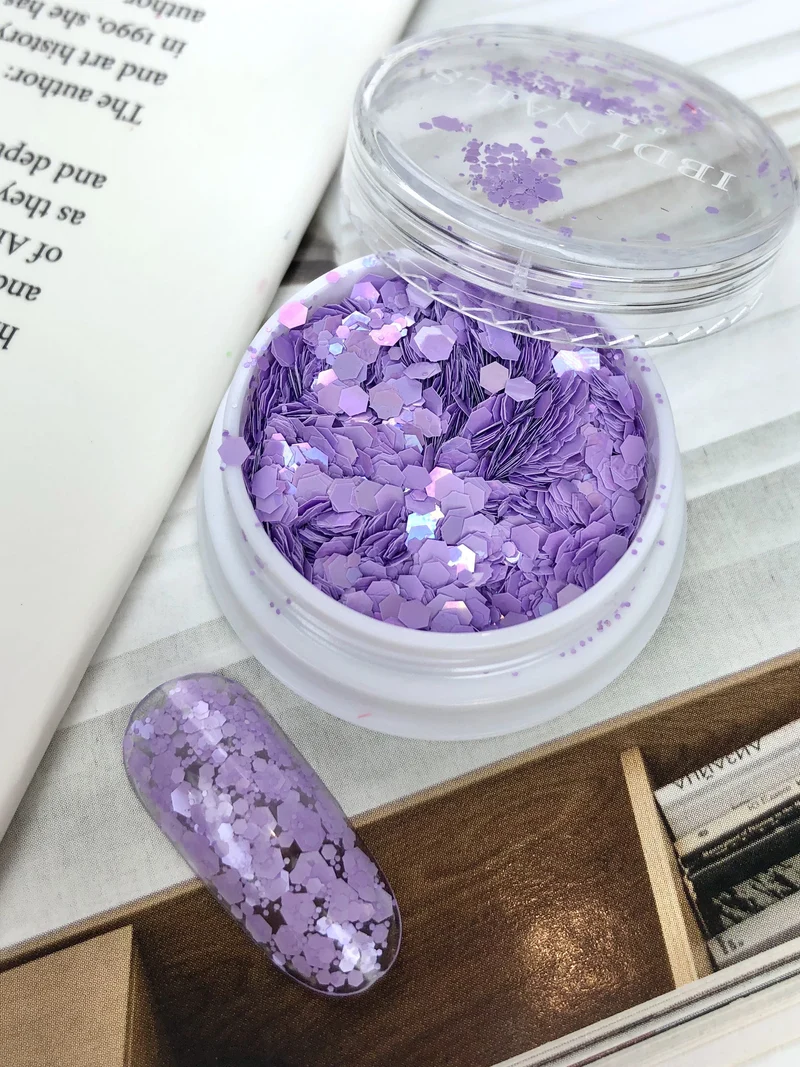 LILAC Opal - Glitter MIX IBDI Nails