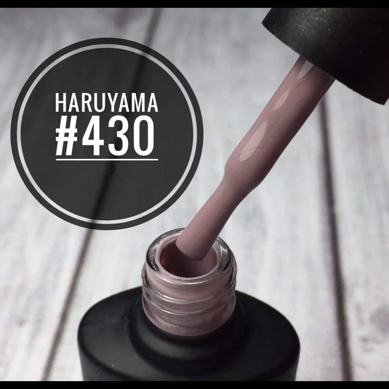 Haruyama Dark beige gel nail polish 430