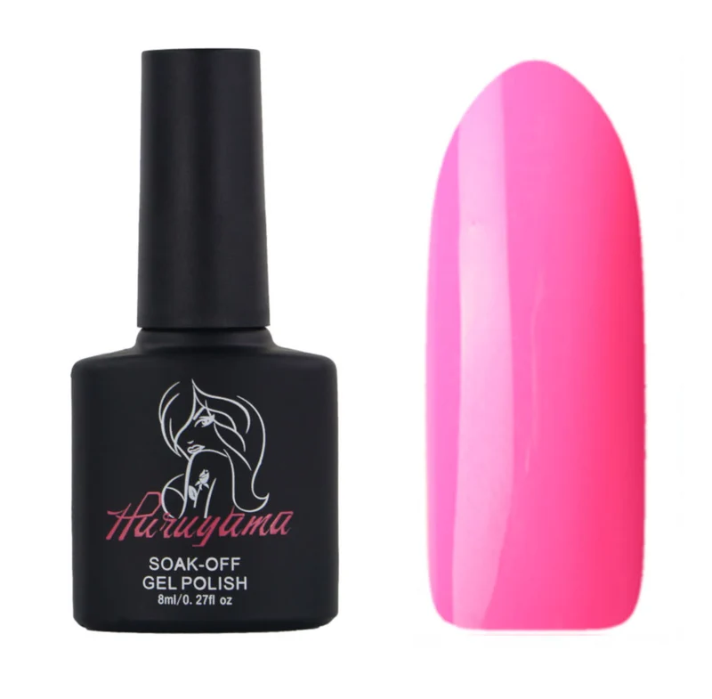 Haruyama Pink gel nail polish 254