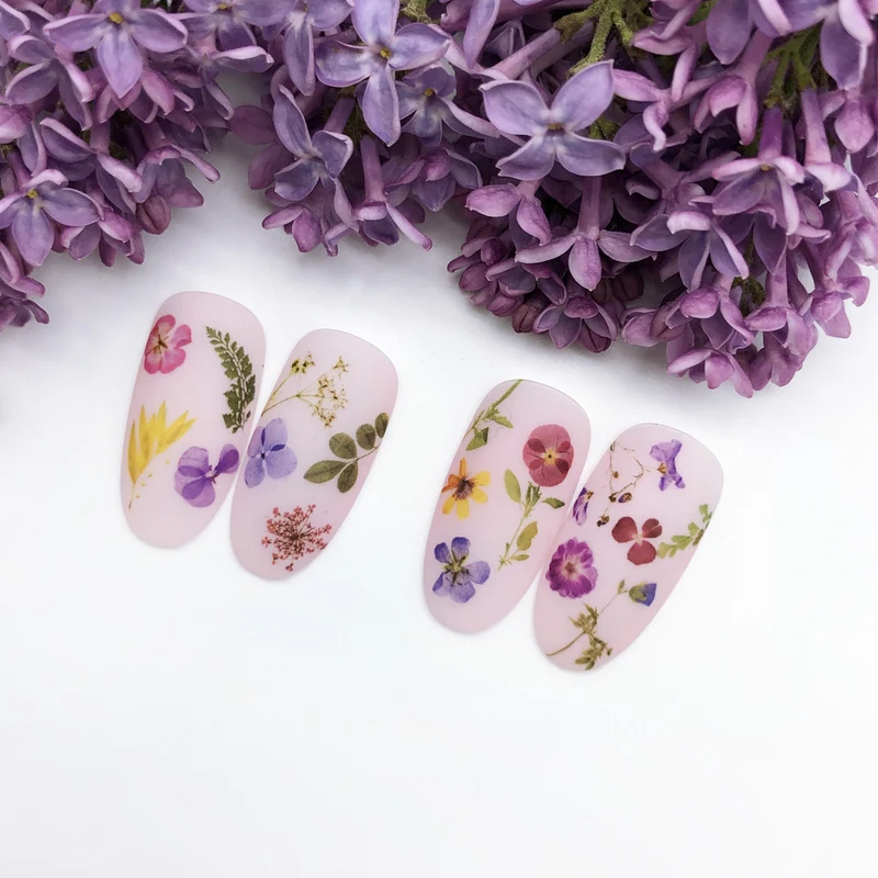 IBDI Flower nail decals / sliders 474