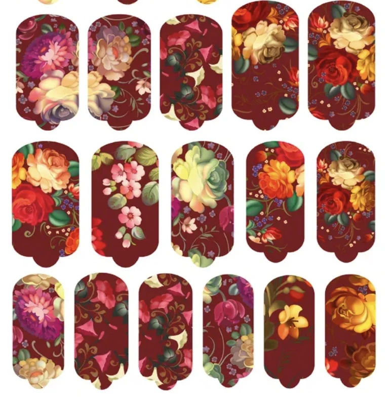 Nagelfolie Zhostovo - Nail Wraps by Provocative Nails