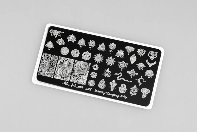 Stamping Platte Schablone arti for you Nr. 06 von Swanky