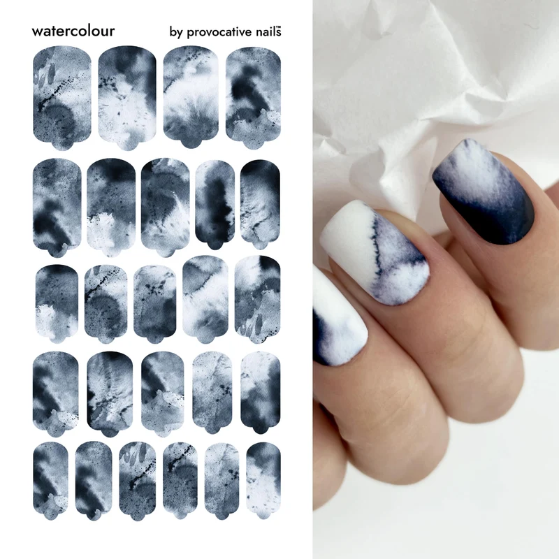 Nagelfolie Watercolour - Nail Wraps by Provocative Nails