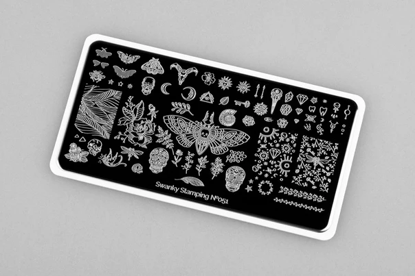 Stamping Platte Schablone Nr. 051 von Swanky
