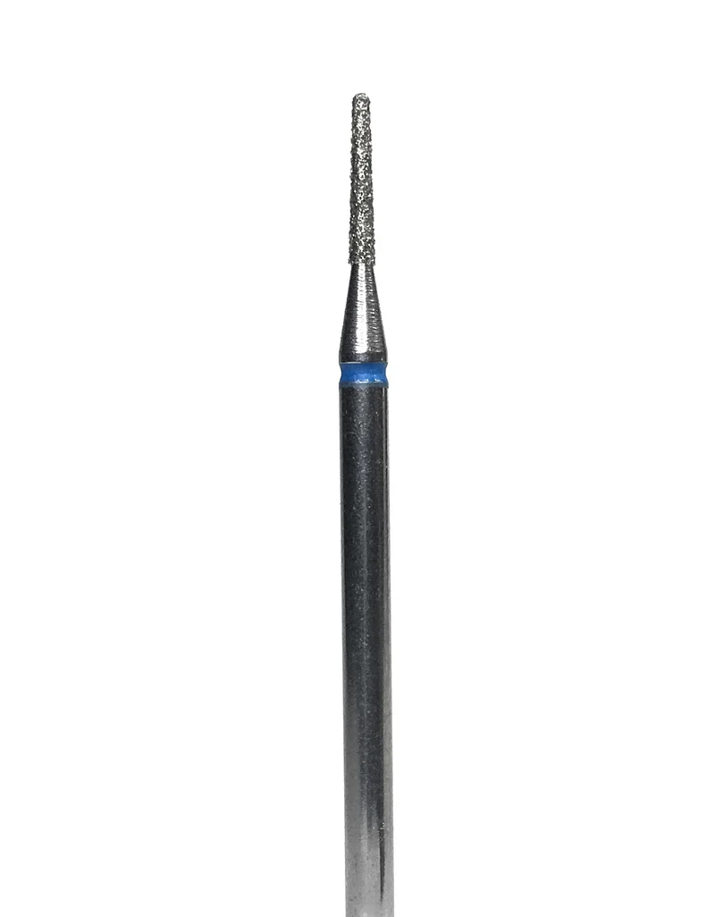 Diamond e-file nail drill bits 012 - flame (needle), medium grit, Russian manicure electric file nail drill bits, cuticle cutter