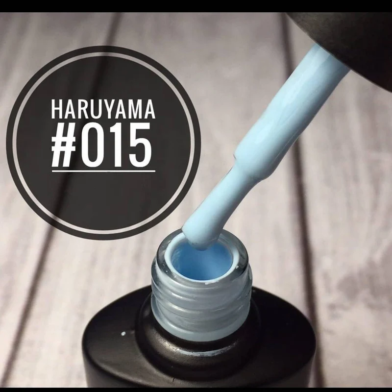 Haruyama Light blue gel nail polish 015