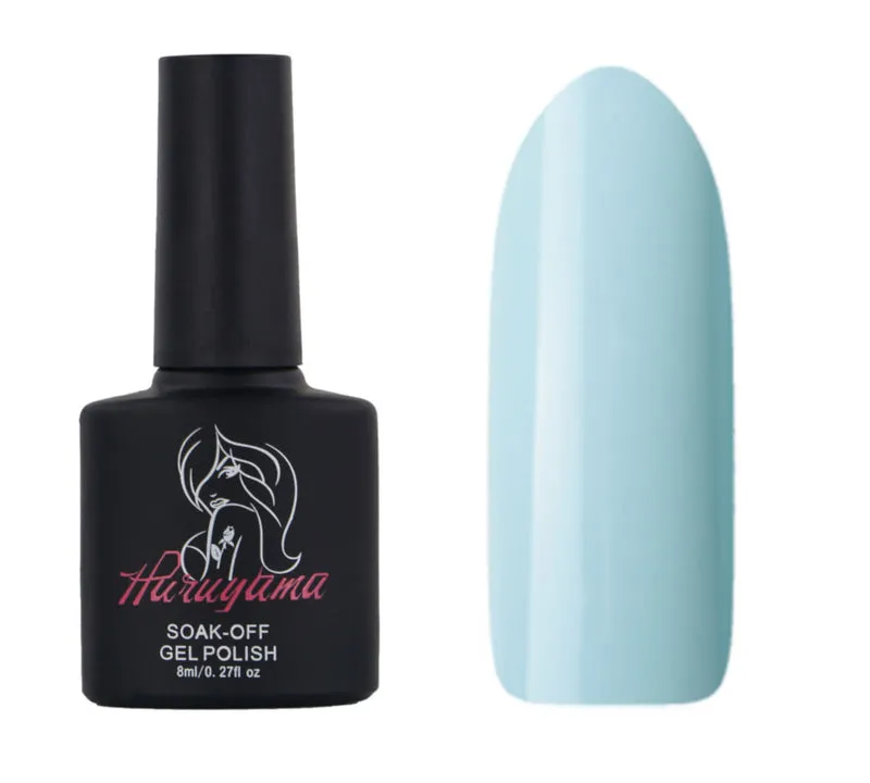 Haruyama Light blue gel nail polish 015
