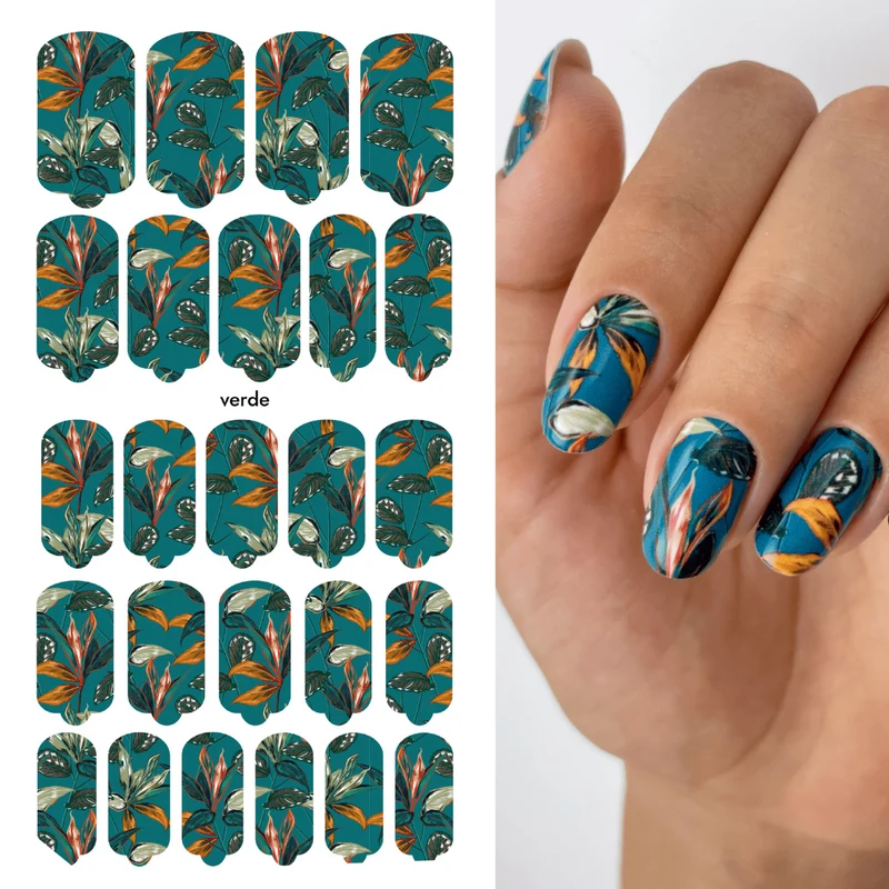Nagelfolie Verde - Nail Wraps by Provocative Nails