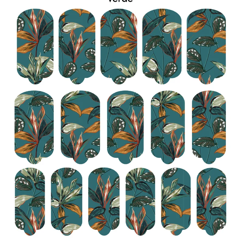 Nagelfolie Verde - Nail Wraps by Provocative Nails