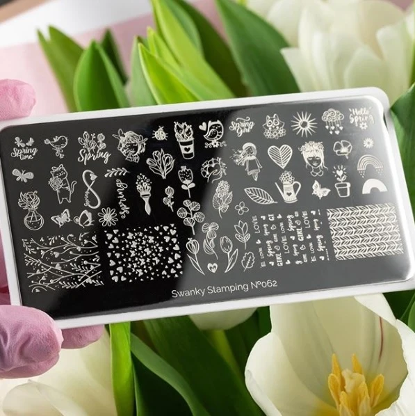 Stamping Platte Schablone Nr. 062 von Swanky