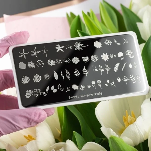 Stamping Platte Schablone Nr. 063 von Swanky
