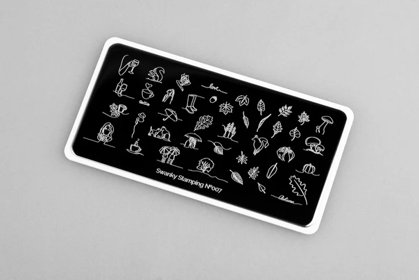 Stamping Platte Schablone Nr. 07 von Swanky