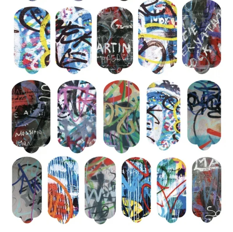 Nagelfolie Street Art 2 - Nail Wraps by Provocative Nails