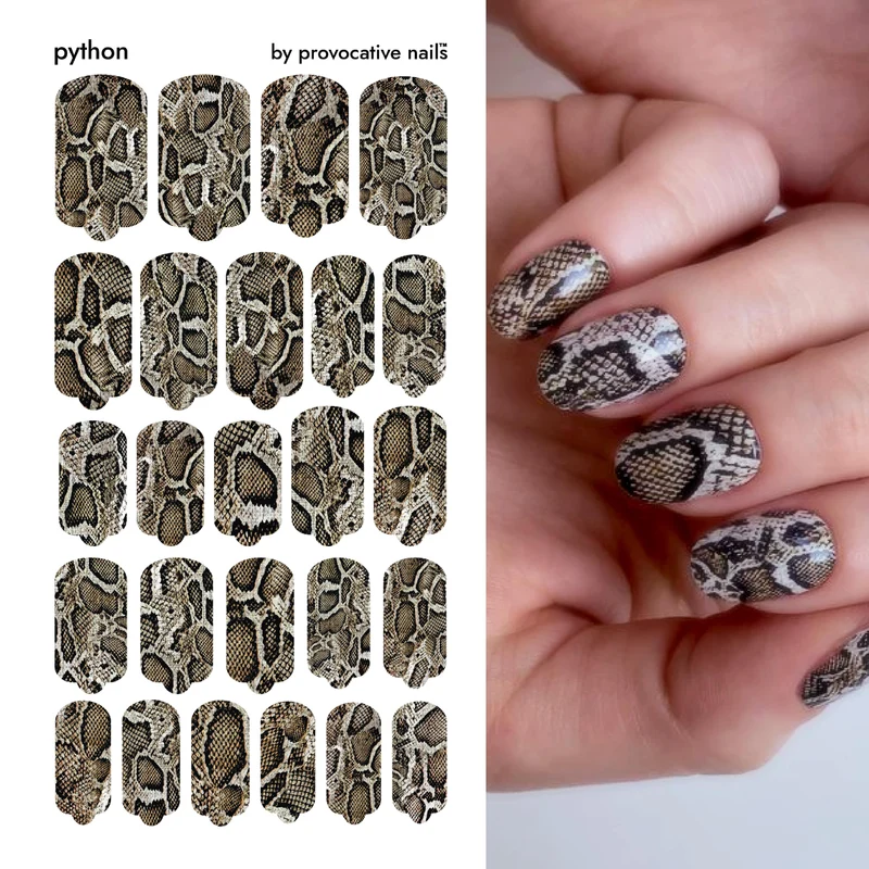 Nagelfolie Python - Nail Wraps by Provocative Nails
