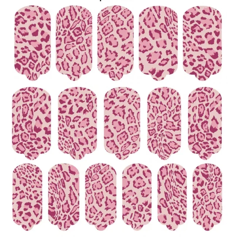Nagelfolie Pink Leo - Nail Wraps by Provocative Nails