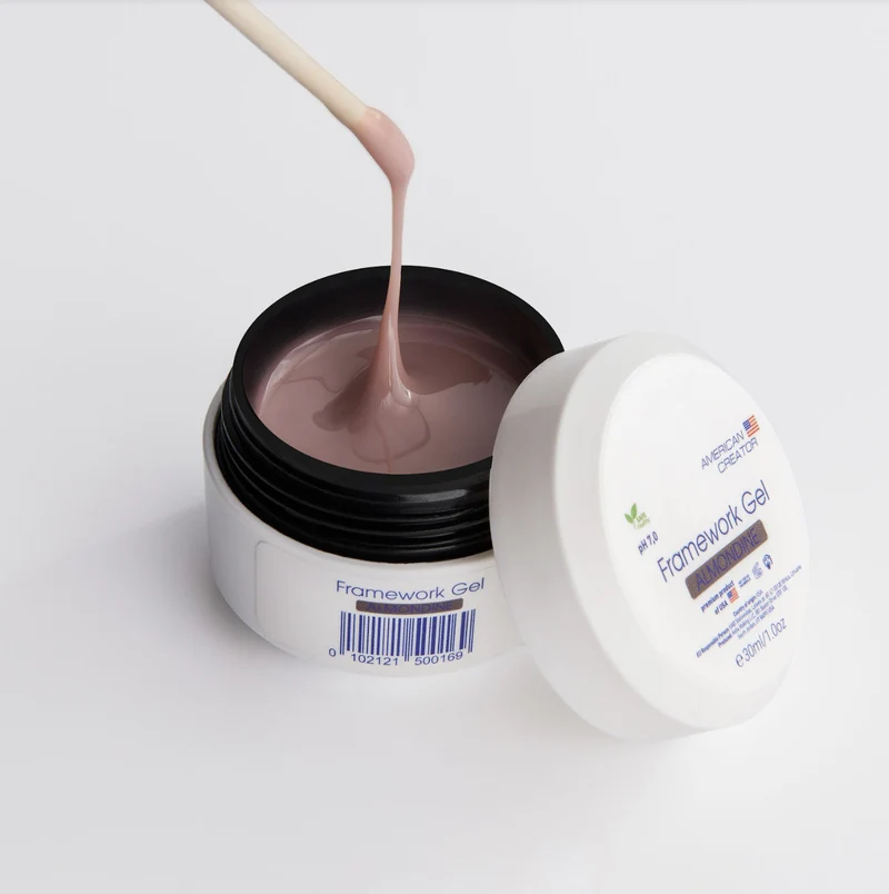 ALMONDINE - NO FILE FRAMEWORK GEL 30ml AMERICAN CREATOR