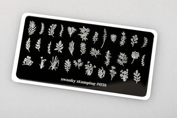 Stamping Platte Schablone Nr. 038 von Swanky