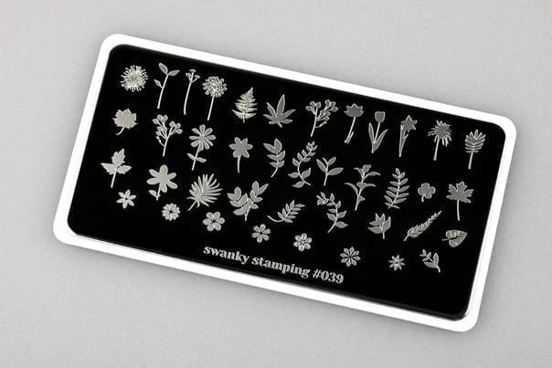 Stamping Platte Schablone Nr. 039 von Swanky