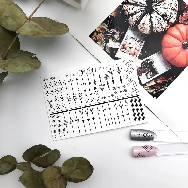 IBDI Geometric nail decals / sliders 430
