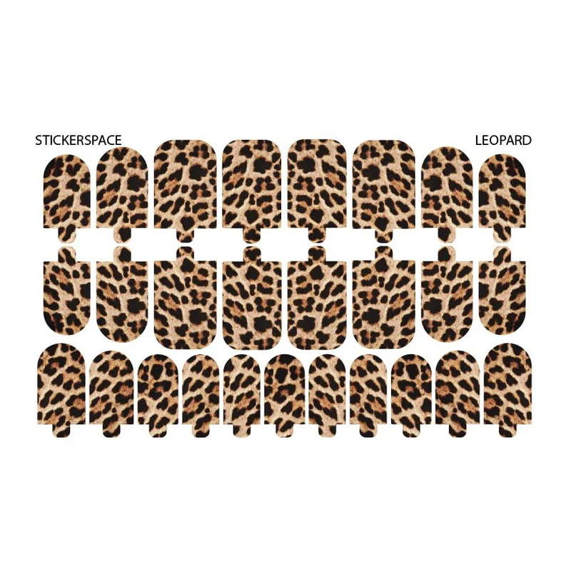 Leopard - Nail Wraps StickerSpace