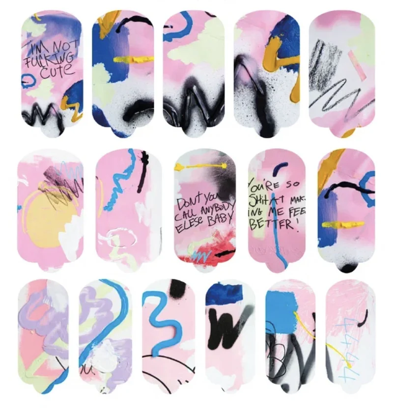 Nagelfolie Modern Art - Nail Wraps by Provocative Nails