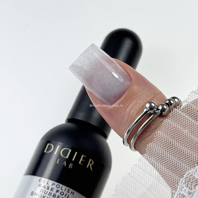 SMOKY WHITE - RUBBER BASE COAT FOIL 10 ml DIDIER LAB