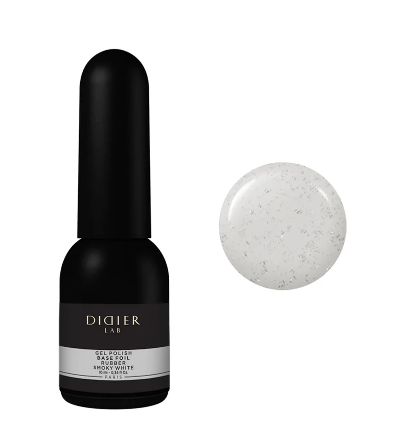 SMOKY WHITE - RUBBER BASE COAT FOIL 10 ml DIDIER LAB