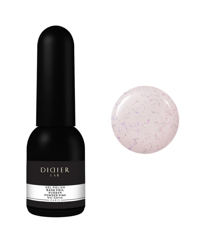 POWDER PINK - RUBBER BASE COAT FOIL 10 ml DIDIER LAB