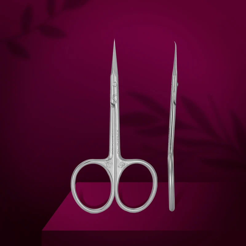 Professionelle Nagelhautschere mit Haken EXCLUSIVE 21 Typ 2 (Magnolia)