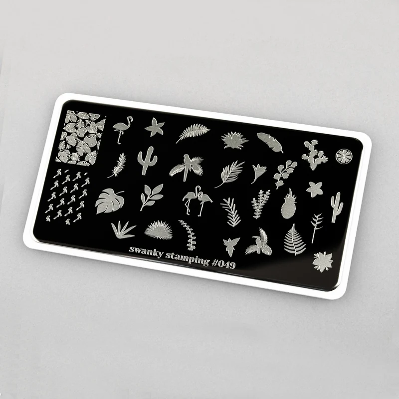 Stamping Platte Schablone Nr. 049 von Swanky