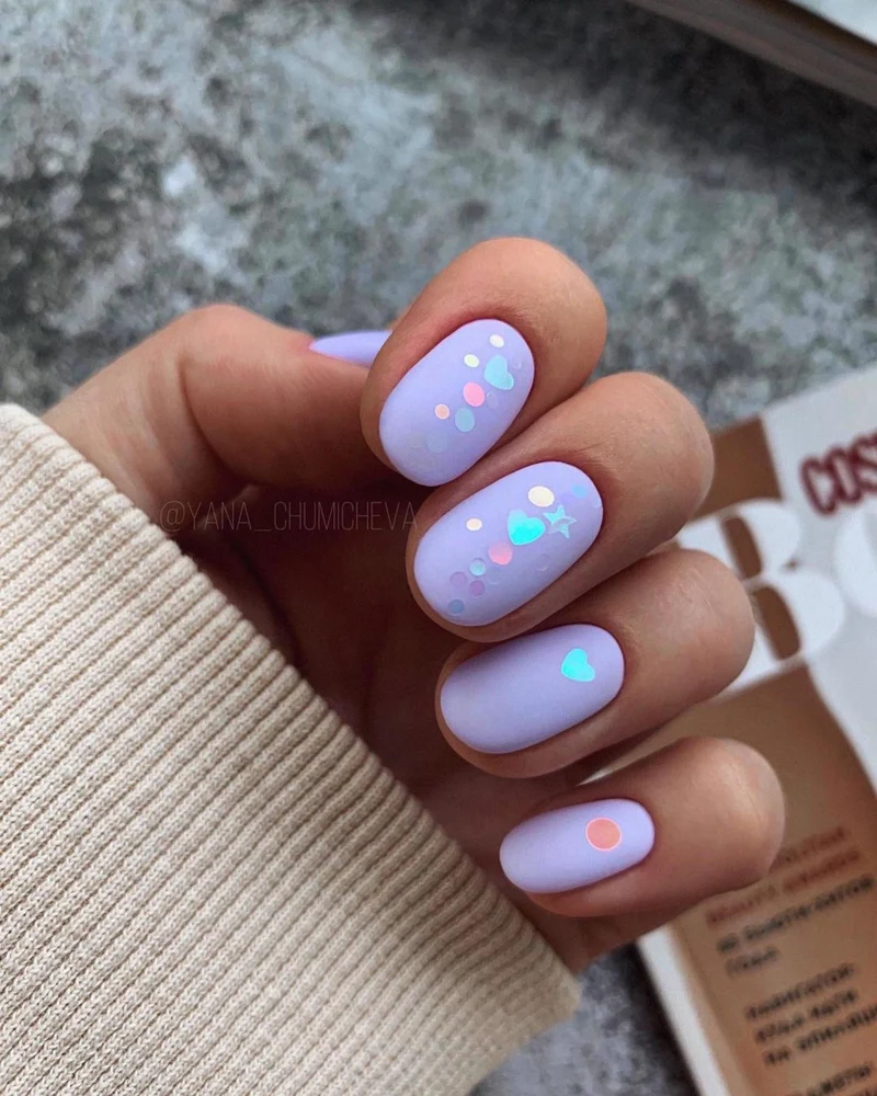 Pailletten Mix NailArt