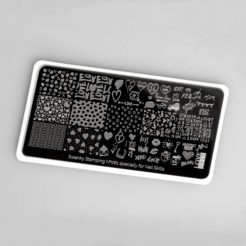 Stamping Platte Schablone Nr. 061 von Swanky