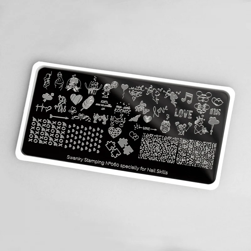 Stamping Platte Schablone Nr. 060 von Swanky