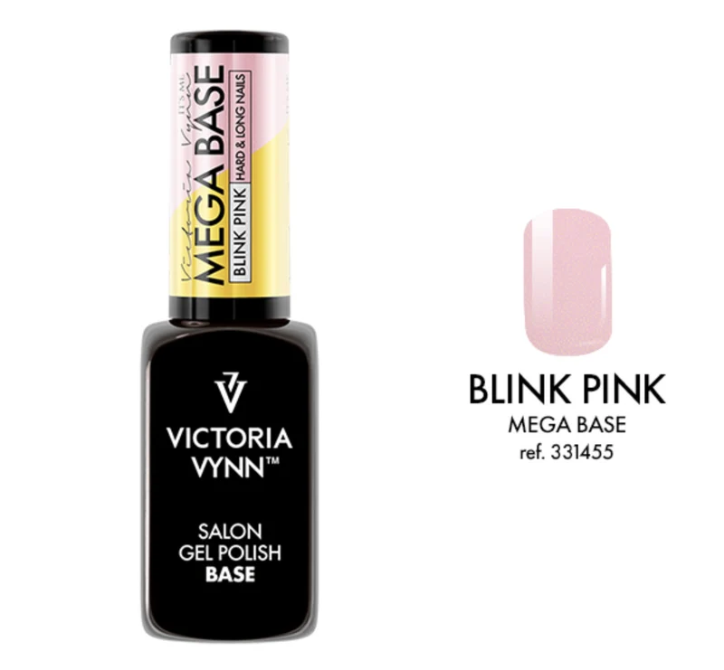 BLINK PINK — Mega Base (Rubber Base coat) 8 ml VICTORIA VYNN