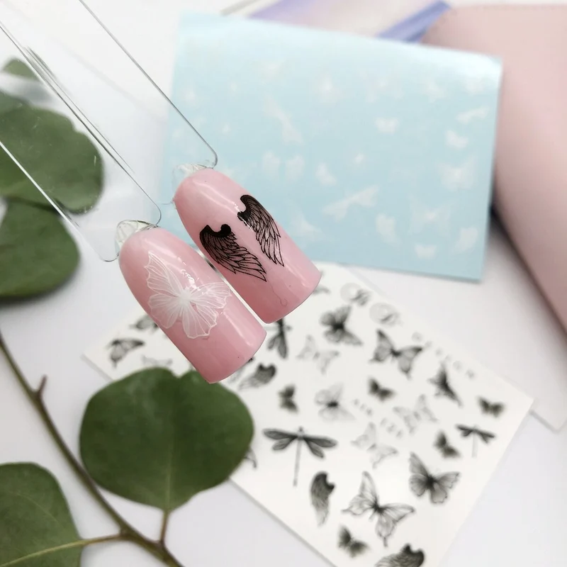 IBDI Butterfly nail decals / sliders #AIR 120