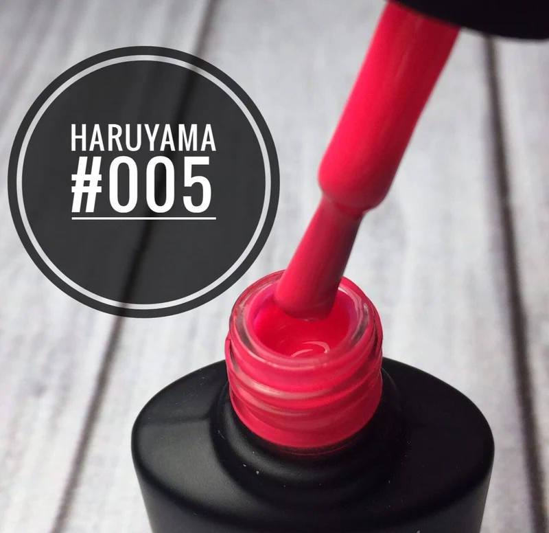 Haruyama pink gel nail polish 005