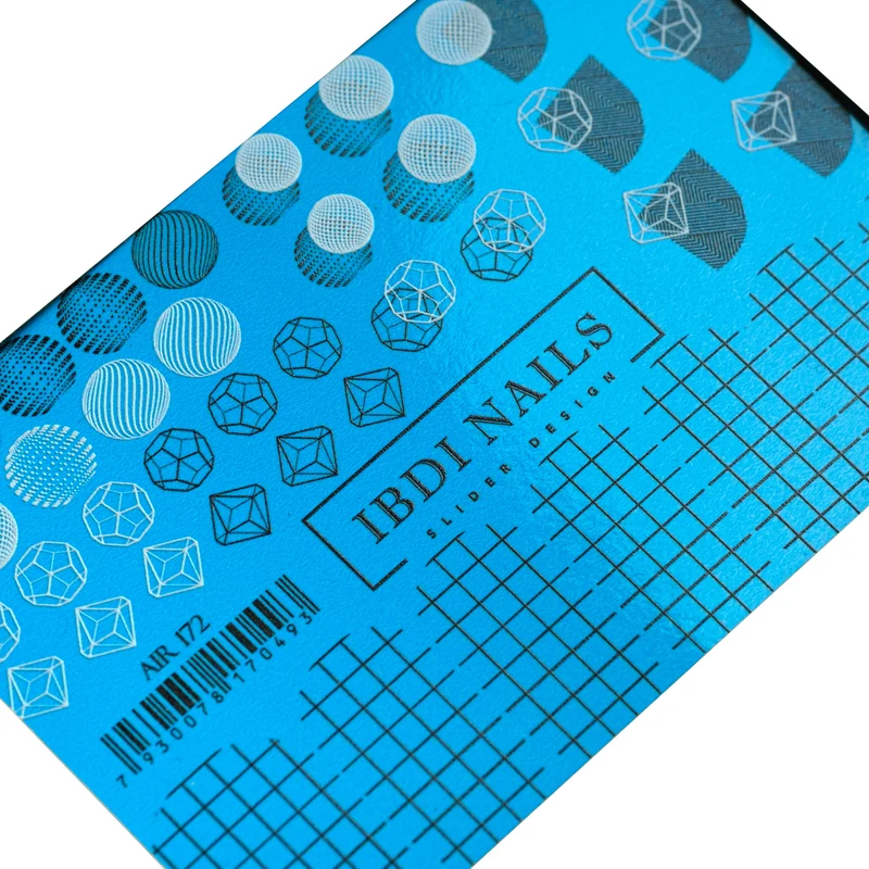 IBDI Abstract nail decals / sliders #Air 172
