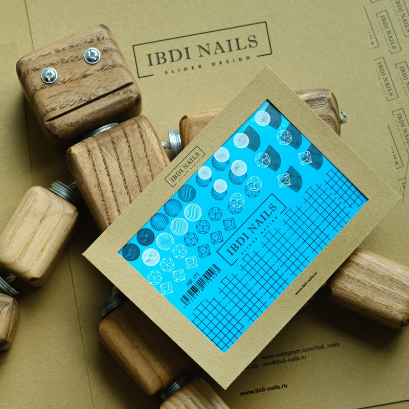 IBDI Abstract nail decals / sliders #Air 172