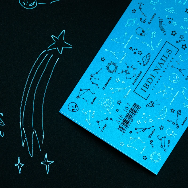 IBDI Constellation and zodiac nail decals / sliders #Air 167